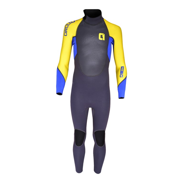 padmore & barnes Circle One Kids Faze 3/2mm Full Length Summer Wetsuit – Yellow