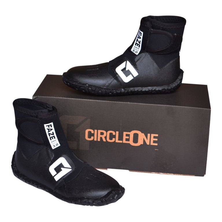 padmore & barnes Circle One Kids FAZE 3mm Wetsuit Boot – Black
