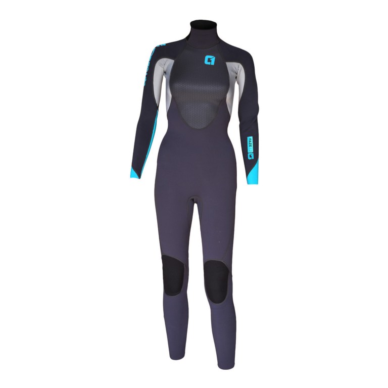 padmore & barnes Circle One Ladies Faze 3/2mm Full Length Summer Wetsuit – Turquoise