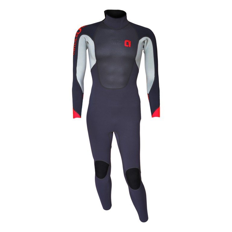 padmore & barnes Circle One Men’s Faze 3/2mm Full Length Summer Wetsuit – Red