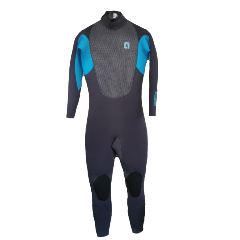 padmore & barnes Circle One Men’s Faze 5mm Full Length Summer Wetsuit – Blue