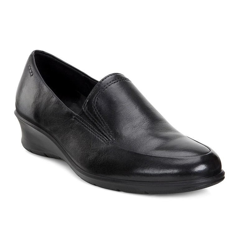 padmore & barnes Ecco Ladies Felicia Slip-On Shoe – Black