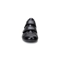 Padmore & Barnes Ecco Ladies Soft 2.0 Velcro Strap Shoe – Black