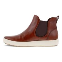 Padmore & Barnes Ecco Ladies Soft 7 Ankle Boot – Cognac