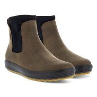 Padmore & Barnes Ecco Ladies Soft 7 Tred Boot – Birch/Black
