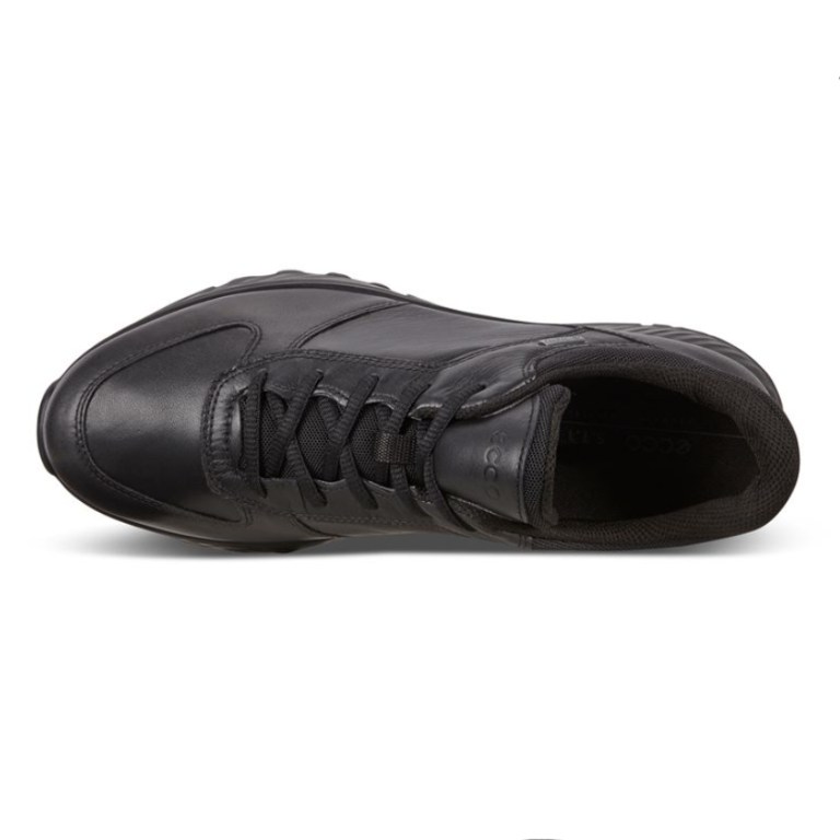 Padmore & Barnes Ecco Mens Exostride Gore-Tex Runner – Black