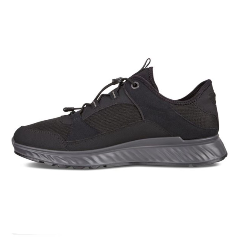 Padmore & Barnes Ecco Mens Exostride Gore-Tex Runner – Black