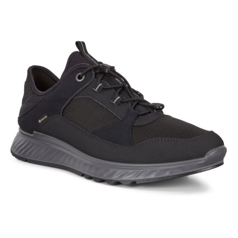 padmore & barnes Ecco Mens Exostride Gore-Tex Runner – Black