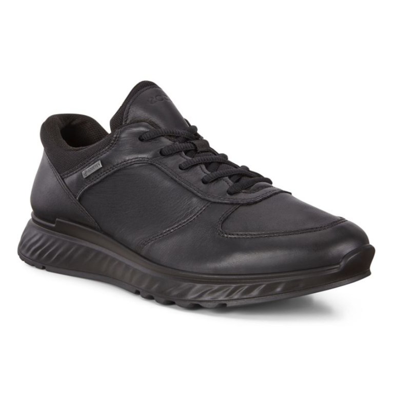 padmore & barnes Ecco Mens Exostride Gore-Tex Runner – Black