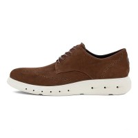 Padmore & Barnes Ecco Mens Hybrid 720 Brogue Shoe – Potting Soil