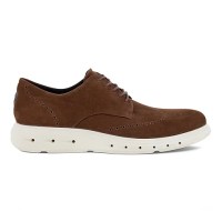 Padmore & Barnes Ecco Mens Hybrid 720 Brogue Shoe – Potting Soil
