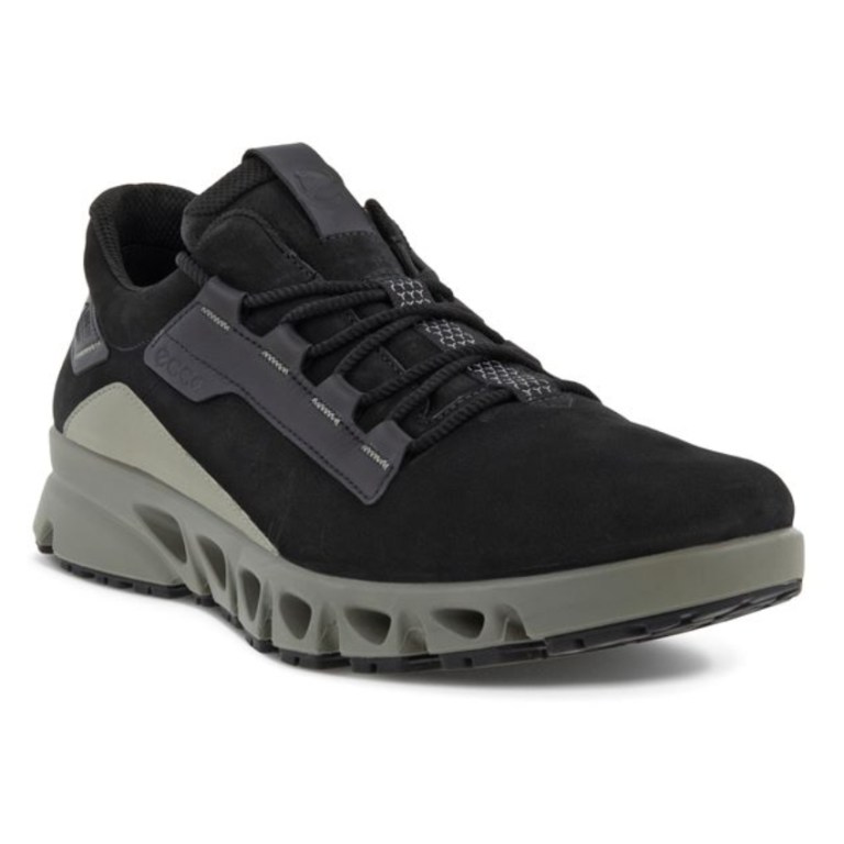 padmore & barnes Ecco Mens Multi-Vent Gore-Tex Shoe – Black
