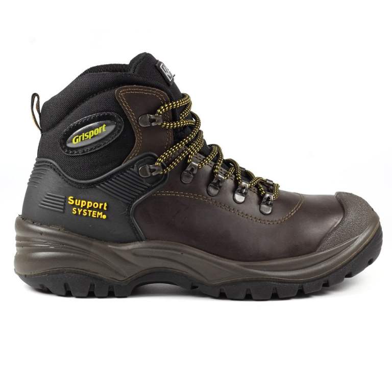 Padmore & Barnes Gri-Sport Mens Contractor Safety Boot – Brown