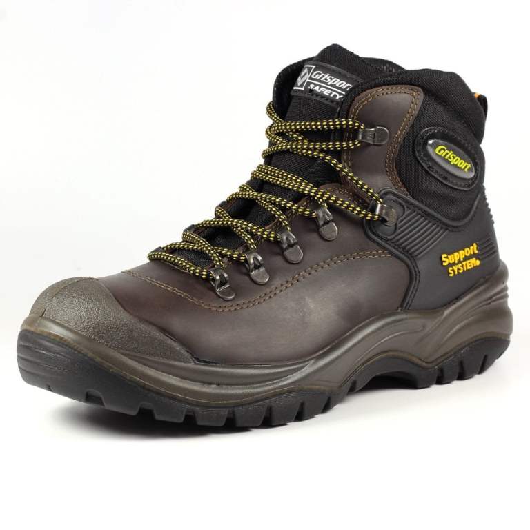 Padmore & Barnes Gri-Sport Mens Contractor Safety Boot – Brown