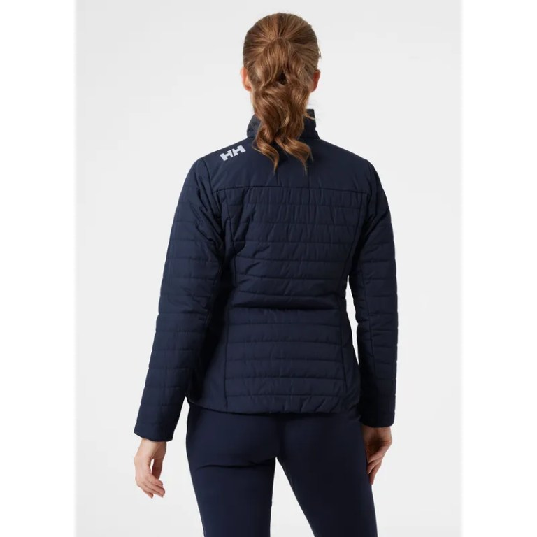 Padmore & Barnes Helly Hansen Ladies Crew 2.0 Insulated Jacket – Navy