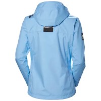 Padmore & Barnes Helly Hansen Ladies Crew Hooded Midlayer Jacket – Bright Blue