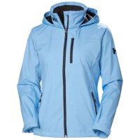 padmore & barnes Helly Hansen Ladies Crew Hooded Midlayer Jacket – Bright Blue