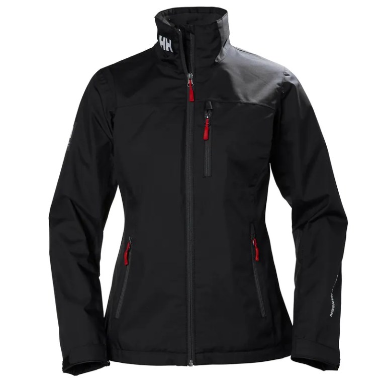 padmore & barnes Helly Hansen Ladies Crew Midlayer Jacket – Black