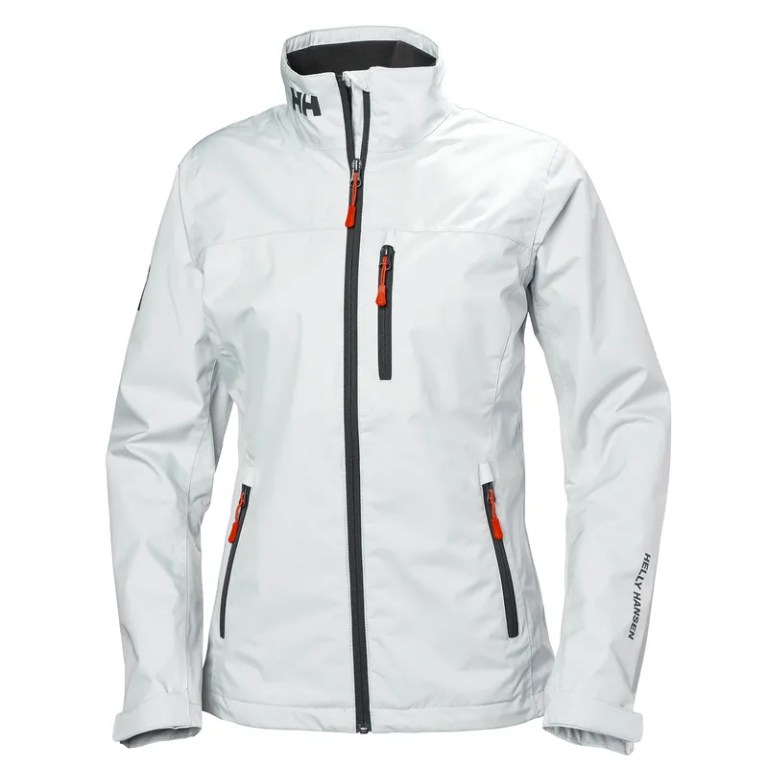 padmore & barnes Helly Hansen Ladies Crew Midlayer Jacket – White