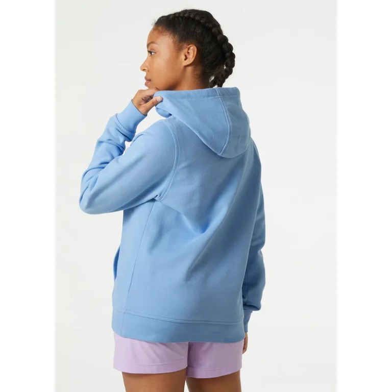 Padmore & Barnes Helly Hansen Ladies HH Logo Hoodie – Bright Blue