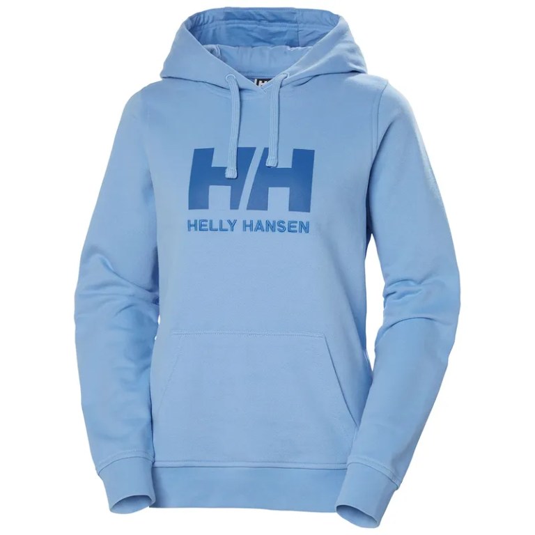 padmore & barnes Helly Hansen Ladies HH Logo Hoodie – Bright Blue