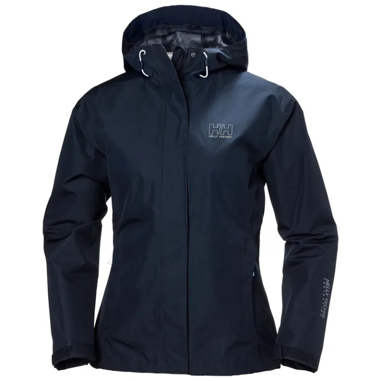 padmore & barnes Helly Hansen Ladies Seven J Waterproof Jacket – Navy