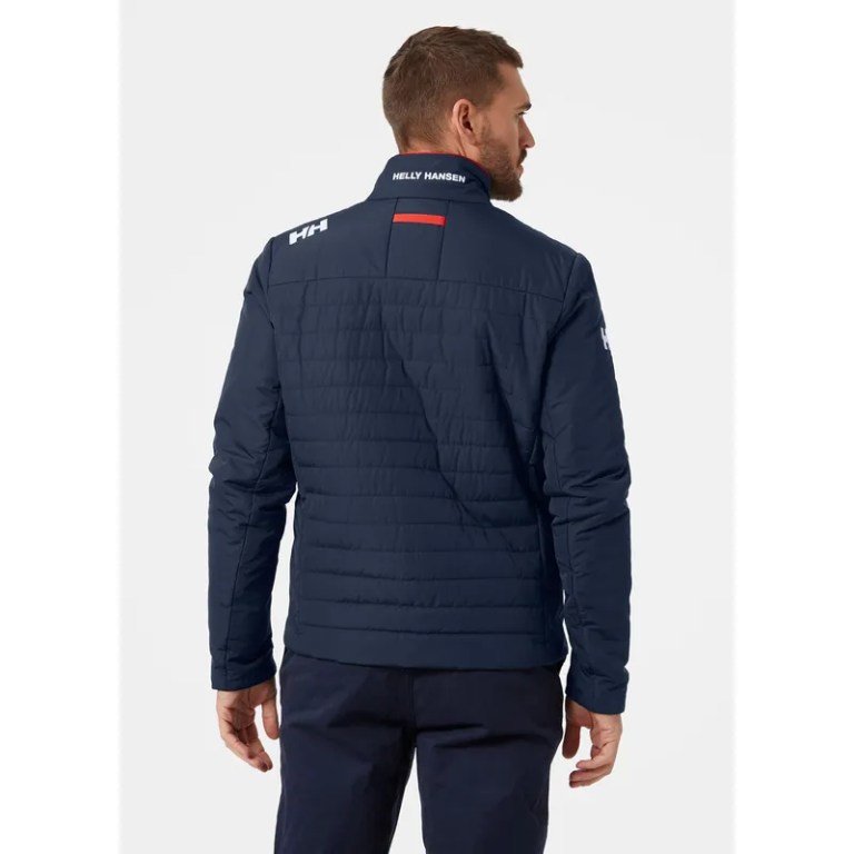 Padmore & Barnes Helly Hansen Mens Crew 2.0 Insulated Jacket – Navy