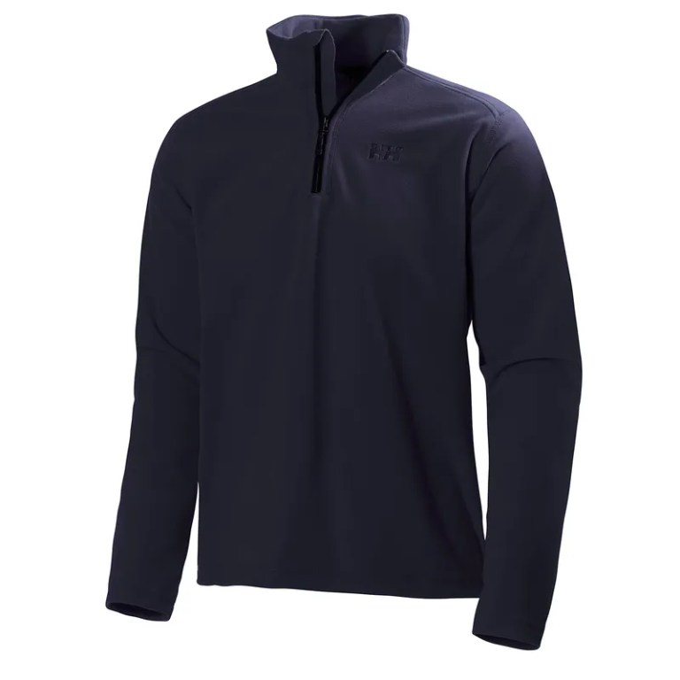 padmore & barnes Helly Hansen Mens Daybreaker 1/2 Zip Fleece – Navy