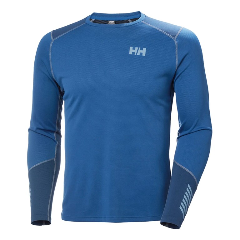 padmore & barnes Helly Hansen Mens Lifa Active Crew Base Layer – Deep Fjord