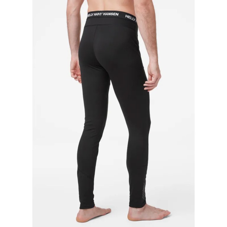 Padmore & Barnes Helly Hansen Mens Lifa Active Lifa Active Base Layer Pants – Black