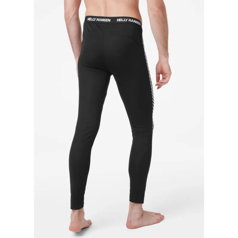 Padmore & Barnes Helly Hansen Mens Lifa Base Layer Pants – Black