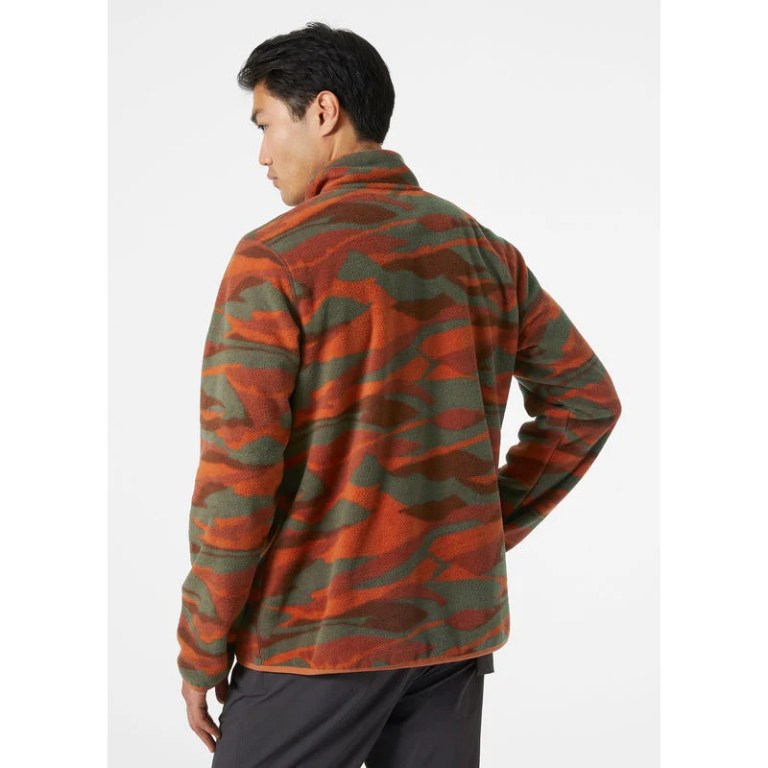 Padmore & Barnes Helly Hansen Mens Maridalen Fleece Pullover – Canyon