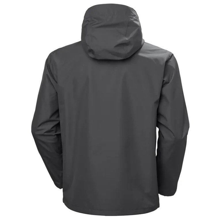 Padmore & Barnes Helly Hansen Mens Seven J Waterproof Jacket – Charcoal