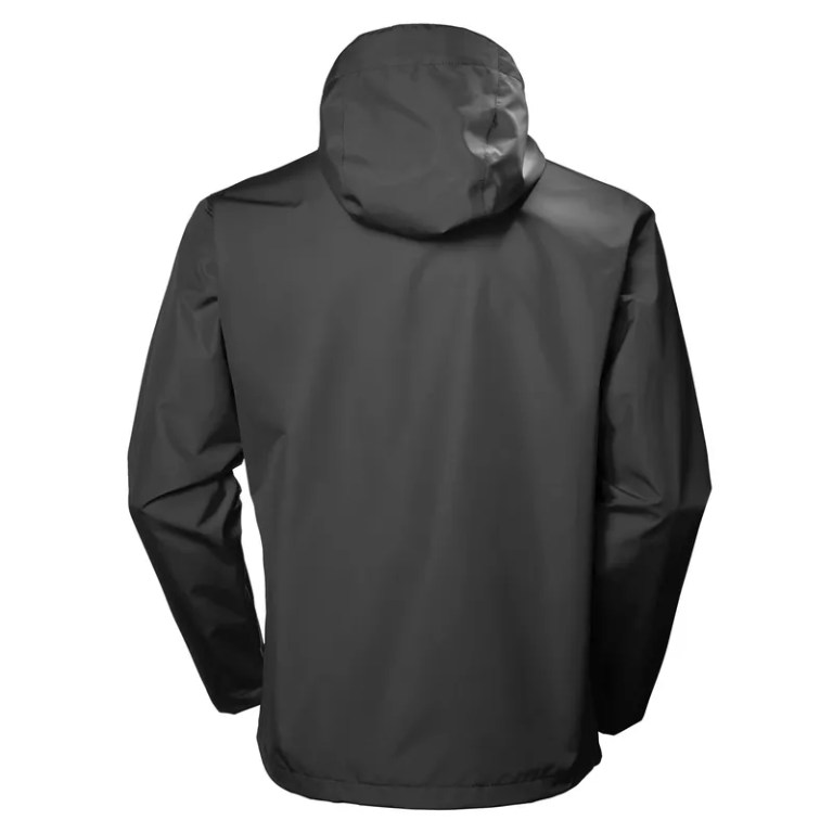 Padmore & Barnes Helly Hansen Mens Seven J Waterproof Jacket – Ebony