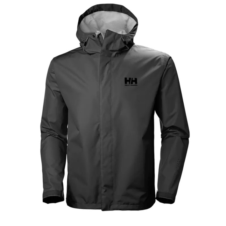 padmore & barnes Helly Hansen Mens Seven J Waterproof Jacket – Ebony