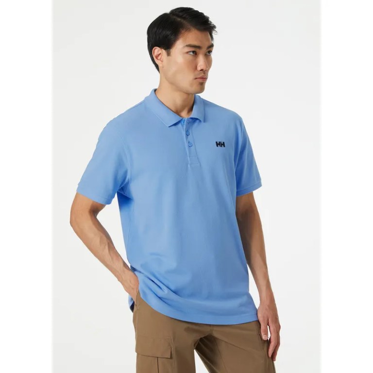 Padmore & Barnes Helly Hansen Mens Transat Polo – Bright Blue