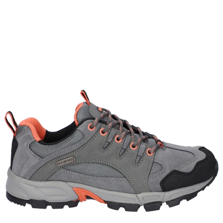Padmore & Barnes Hi-Tec Ladies Auckland Lite Hiking Shoe – Steel/Coral