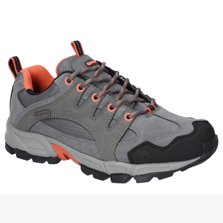 padmore & barnes Hi-Tec Ladies Auckland Lite Hiking Shoe – Steel/Coral