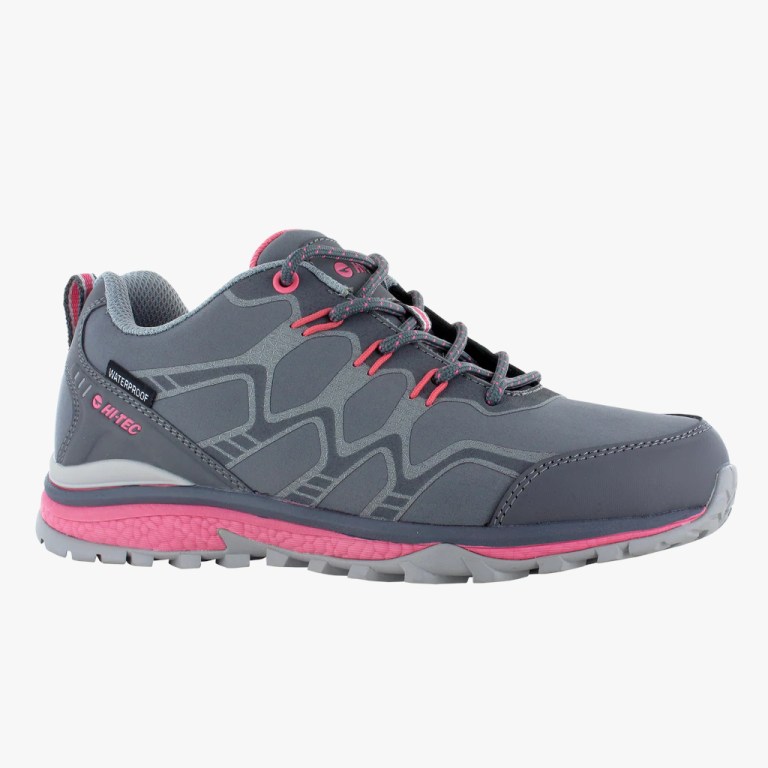 padmore & barnes Hi-Tec Ladies Stinger Hiking Shoe – Graffute/Chiaccio/Pink