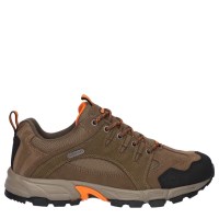 Padmore & Barnes Hi-Tec Mens Auckland Lite Hiking Shoe – Brown/Orange/Black
