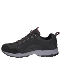 Padmore & Barnes Hi-Tec Mens Auckland Lite Hiking Shoe – Grey/Dark Red