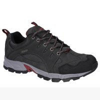 padmore & barnes Hi-Tec Mens Auckland Lite Hiking Shoe – Grey/Dark Red