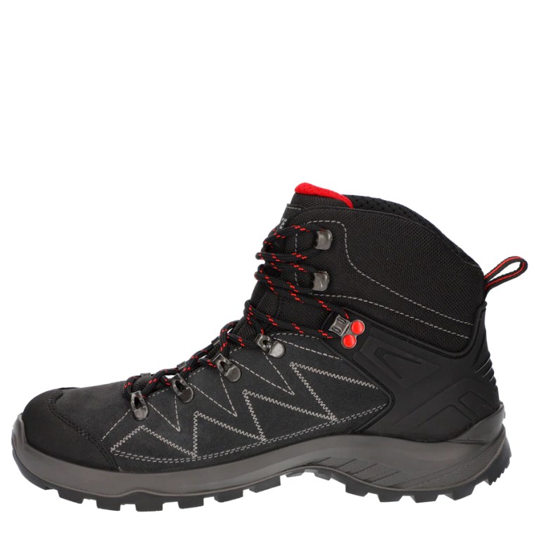 Padmore & Barnes Hi-Tec Mens Sporthike Mid Hiking Boot – Charcoal