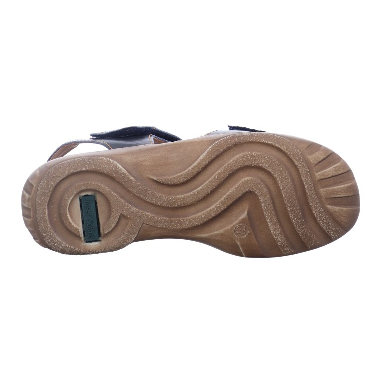 Padmore & Barnes Josef Seibel Ladies Debra 19 Velcro Strap Sandal – Denim