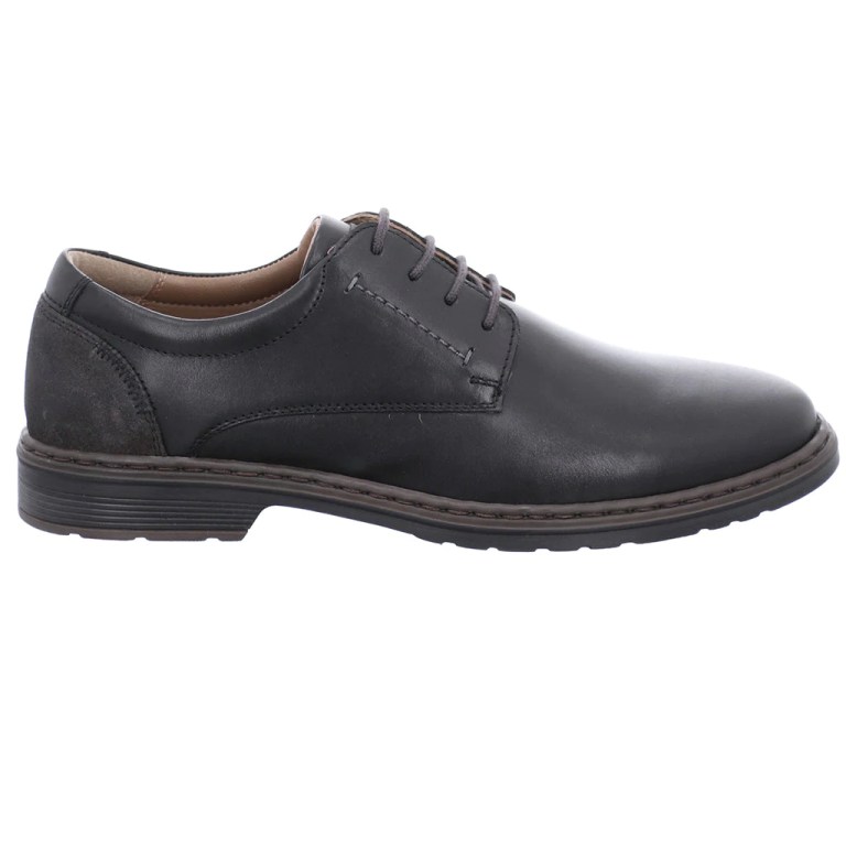 Padmore & Barnes Josef Seibel Mens Alastair 01 Laced Shoe – Black
