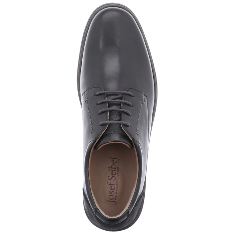 Padmore & Barnes Josef Seibel Mens Alastair 01 Laced Shoe – Black