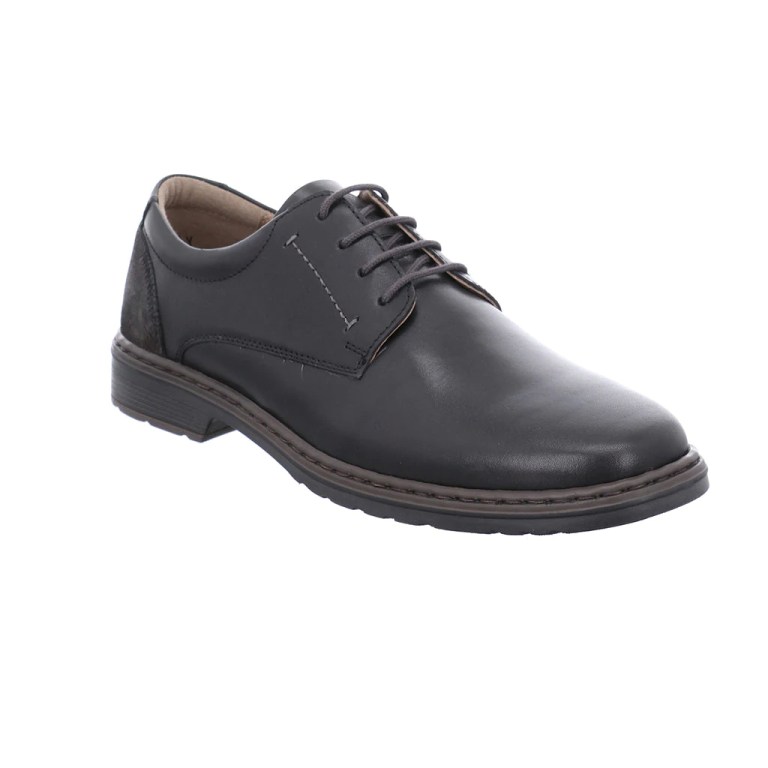 padmore & barnes Josef Seibel Mens Alastair 01 Laced Shoe – Black