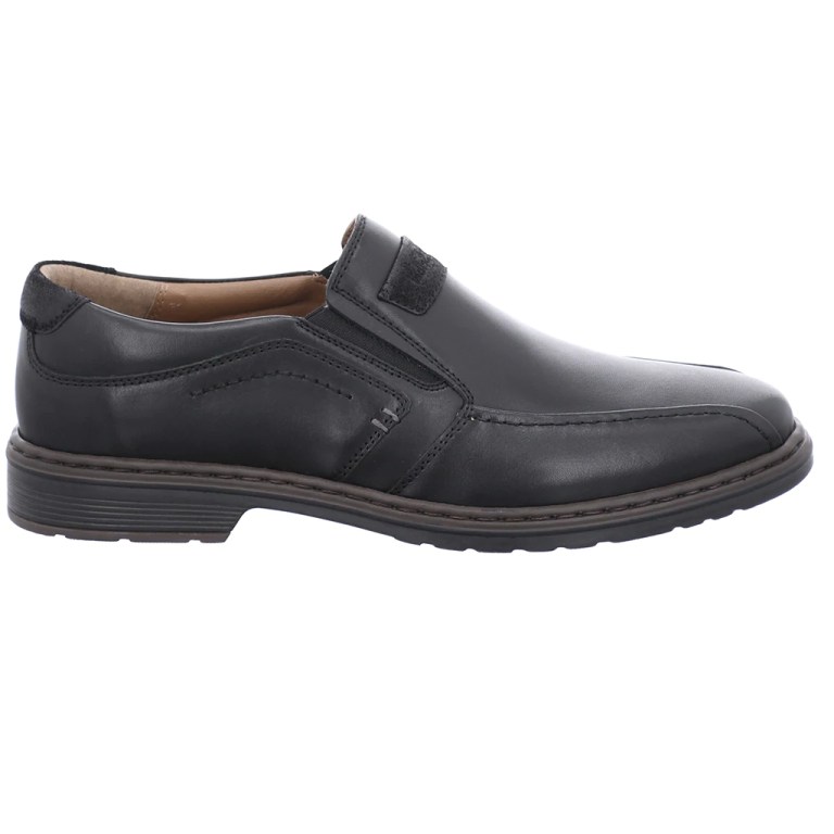 Padmore & Barnes Josef Seibel Mens Alastair 03 Slip-On Shoe – Black