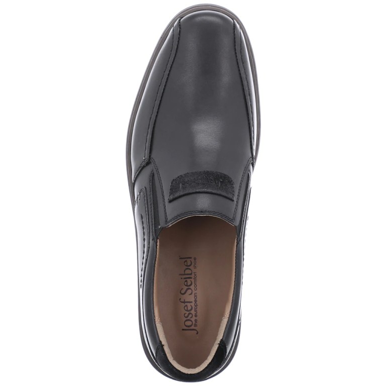Padmore & Barnes Josef Seibel Mens Alastair 03 Slip-On Shoe – Black