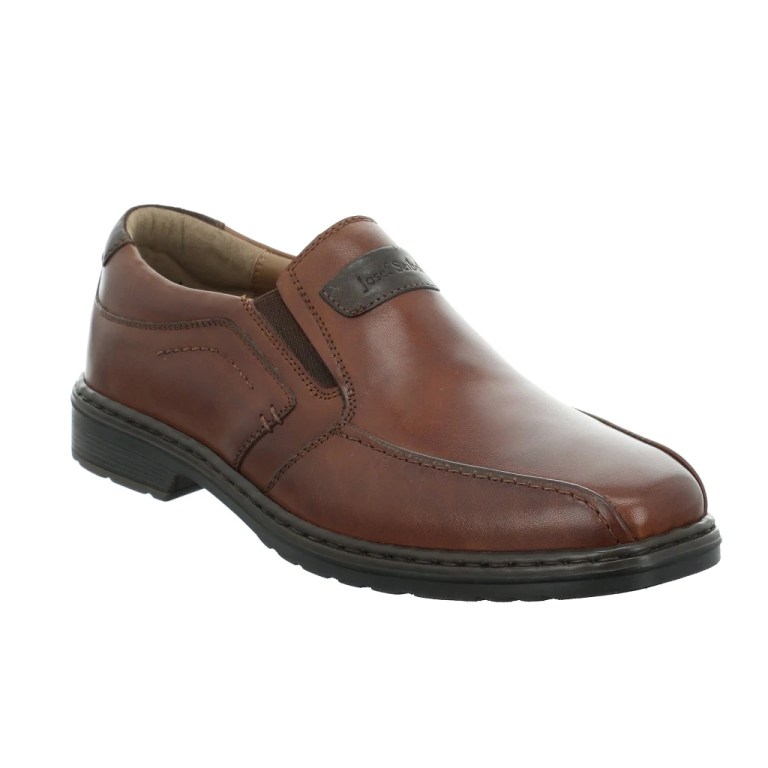 padmore & barnes Josef Seibel Mens Alastair 03 Slip-On Shoe – Cognac